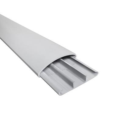 Imagem de Canaleta de Piso em PVC com Fita Dupla Face Cinza 75mm x 17mm com 2 Metros CPA7517 - Hellermann Tyton