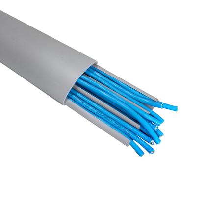 Imagem de Canaleta de Piso em PVC com Fita Dupla Face Cinza 75mm x 17mm com 2 Metros CPA7517 - Hellermann Tyton