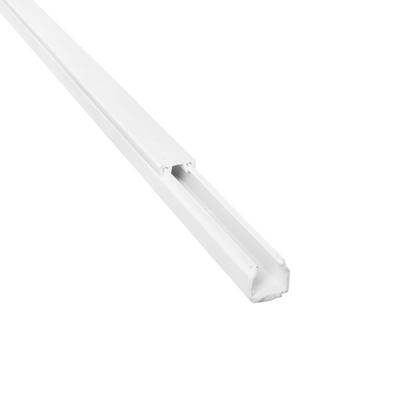 Imagem de Canaleta de PVC Reforçada 10 x 10 x 2000 mm (1x1x200cm) Branca com Fita Dupla Face (Ref.: 620913DF)