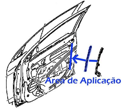 Imagem de Canaleta inferior Vidro Porta dianteira ASX - Original