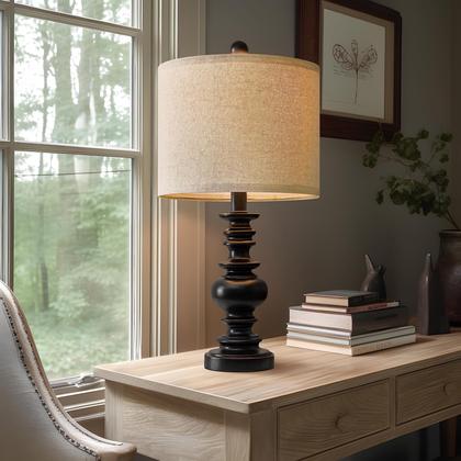 Imagem de Candeeiro de mesa BOBOMOMO 20" Retro Vintage, conjunto de 2