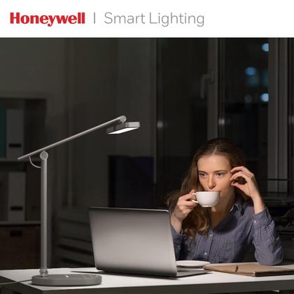 Imagem de Candeeiro de mesa Honeywell H4 Sunturalux Eye-Caring 14W cinza