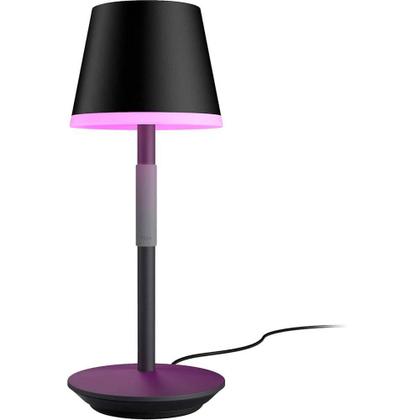 Imagem de Candeeiro de mesa portátil inteligente Philips Hue Go Black - 1 pacote