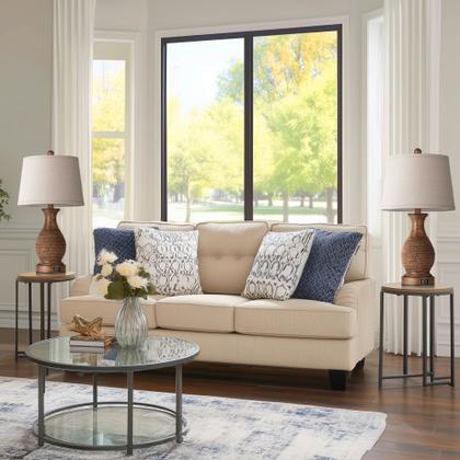 Imagem de Candeeiros de mesa PARTPHONER Conjunto de 2 cabeceiras com portas de carregamento USB