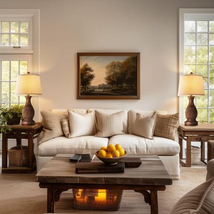 Imagem de Candeeiros de mesa PARTPHONER Conjunto de 2 cabeceiras com portas de carregamento USB