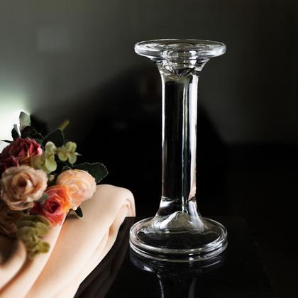 Imagem de Candelabro Castiçal Porta Velas de Vidro 9x18,5cm 61730