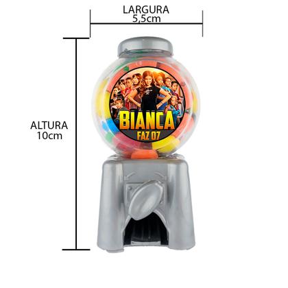 Imagem de Candy Machine Mini Máquina de Doces C/ 6uni Colorido Rofida