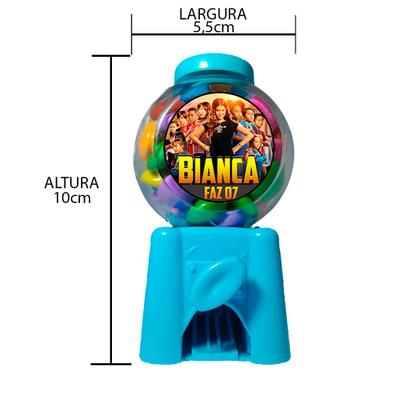 Imagem de Candy Machine Mini Máquina de Doces C/ 6uni Colorido Rofida