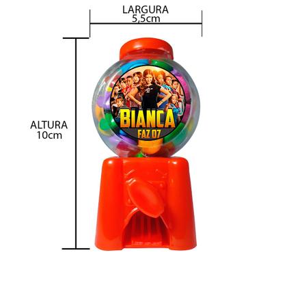 Imagem de Candy Machine Mini Máquina de Doces C/ 6uni Colorido Rofida