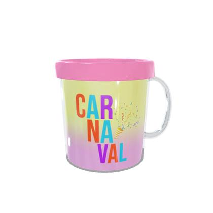 Imagem de Caneca Acrílica Rosqueável Personalizada - Carnaval - Hoje Eu Não Tô Boa - Rosa - 1 unidade - Rizzo