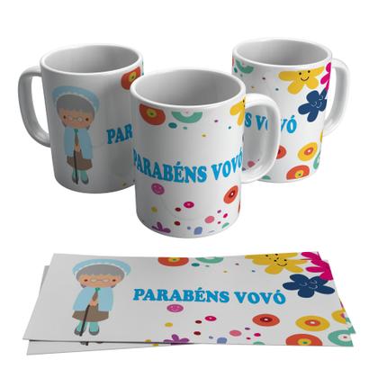 Imagem de Caneca Avó Dia Dos Avós Parabéns Vovó 325ml