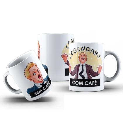 Imagem de Caneca Barney How I Meet Your Mother Com Café Sem Café Meme