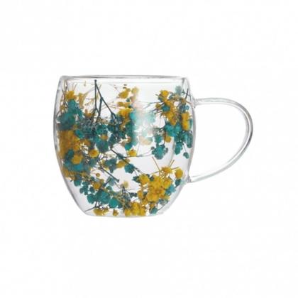 Imagem de Caneca Borossilicato Parede Dupla 250 Ml Camelia Outono