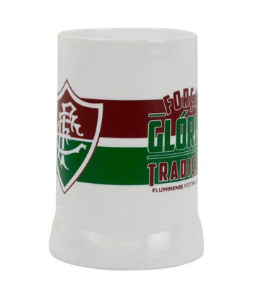 Imagem de Caneca Branca Gel Isolante Termico 400ml Fluminense