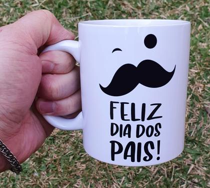 Imagem de Caneca Branca Lembrancinha Presente Feliz Dia dos Pais