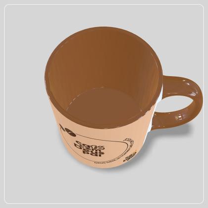 Imagem de Caneca Café com Deus Pai Lançamento - Marrom