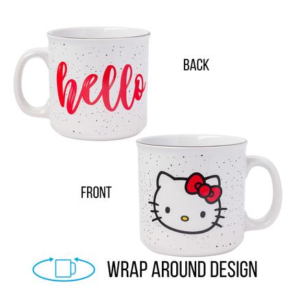 Imagem de Caneca Camper de cerâmica Silver Buffalo Sanrio Hello Kitty 600ml