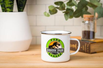 Imagem de Caneca Camper Esmaltada Silver Buffalo Jurassic Park Ranger 630ml