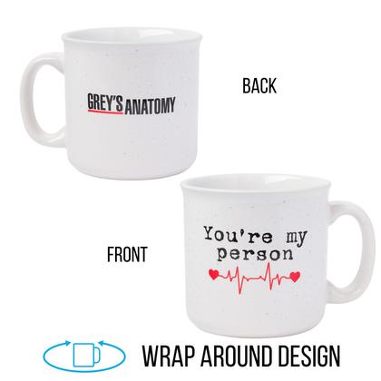 Imagem de Caneca Camper Silver Buffalo Grey's Anatomy You're My Person 600 ml