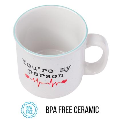 Imagem de Caneca Camper Silver Buffalo Grey's Anatomy You're My Person 600 ml