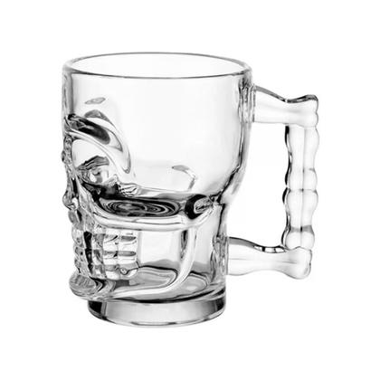 Imagem de Caneca Caveira Viking De Vidro Chopp Cerveja Drinks 460ml