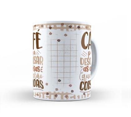 Imagem de Caneca Cerâmica Branca Flork Café 325ml