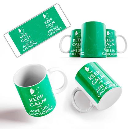 Imagem de Caneca Cerâmica Keep Calm E Ame Seu Cachorro