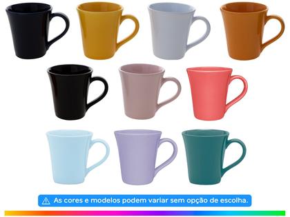 Caneca Chá e Café de Cerâmica 330ml Oxford Complemento Tulipa Imagem de Caneca Chá e Café de Cerâmica 330ml Oxford Complemento Tulipa