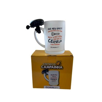 Imagem de Caneca Chopp Campainha Que Meu Único Problema Da Vida 400ml