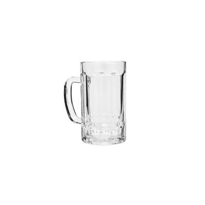 Imagem de Caneca Chopp E Cerveja Vidro Faces 400 Ml 12X7,5X13,5 Lyor