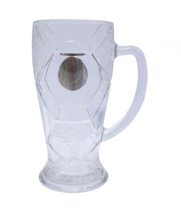 Imagem de Caneca Chopp Vidro Bola Futebol 630ml Verdão  Palmeiras