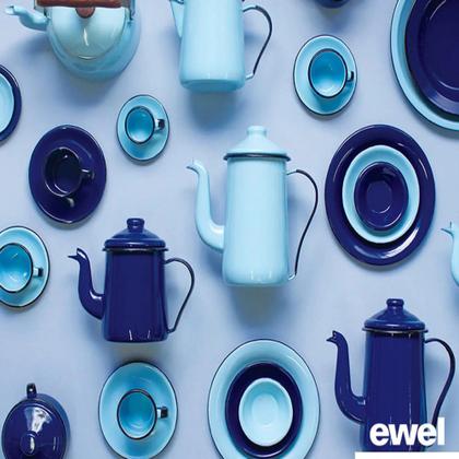 Imagem de Caneca com Bico Esmaltada Azul Claro 1 L Ewel