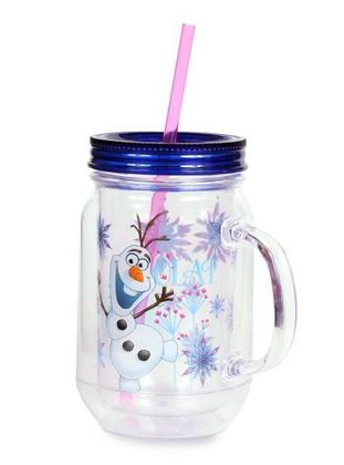 Imagem de Caneca com canudo Frozen Disney Dermiwil 590ml 01859