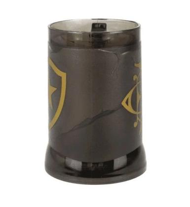 Imagem de Caneca com Gel Congelante Preta Oficial Escudo Retro Botafogo