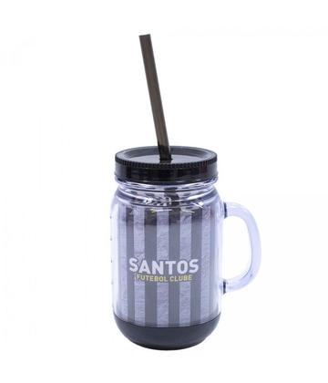 Imagem de Caneca Com Tampa E Canudo 420ml - Santos