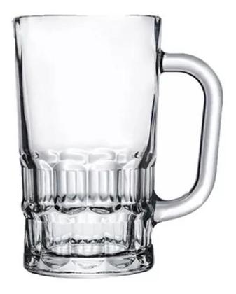 Imagem de Caneca Copo de Vidro Chopp Cerveja 360ml Festas Bares Lazer