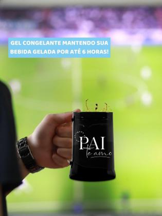 Imagem de Caneca Copo Gel 300Ml Isolante Térmico Gelado Chopp Cerveja