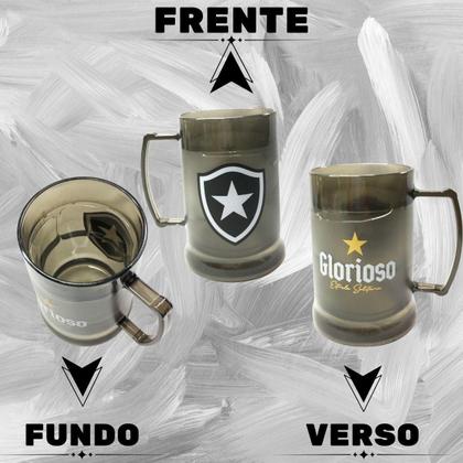 Imagem de Caneca Copo Gel 300Ml Preto Isolante Térmico Chopp Cerveja