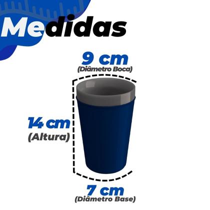 Imagem de Caneca Copo Térmico Plástico 350 Ml Café Chá Suco Cerveja Bebida Chopp