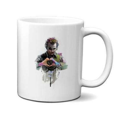 Imagem de Caneca Coringa Aquarela Joker Presente Vilão Nerd