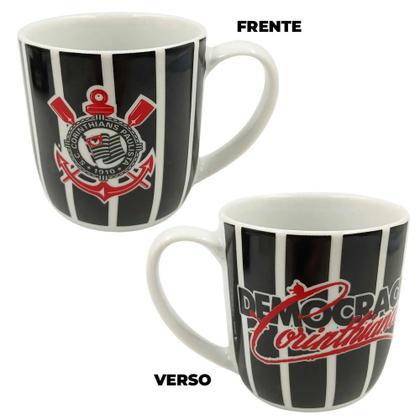 Imagem de Caneca corinthians porcelana 360 ml oficial licenciado café