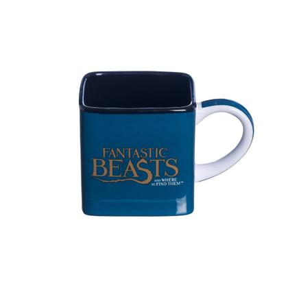 Imagem de Caneca Cubo Quadrada 300ml Animais Fantástico Warner Saga Harry Potter Zona Criativa