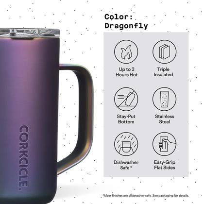 Imagem de Caneca de café Corkcicle Triple Isolated 470mL Dragonfly