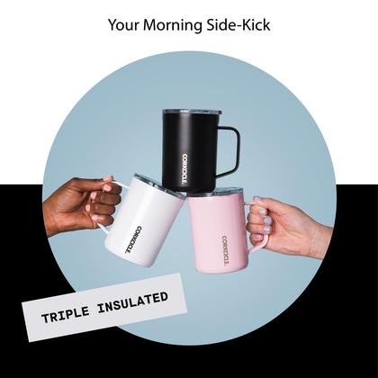 Imagem de Caneca de café Corkcicle Triple Isolated 470mL em aço inoxidável