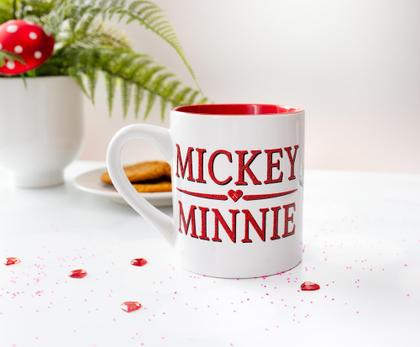 Imagem de Caneca de café Silver Buffalo Disney Micky Minnie Heart 414ml
