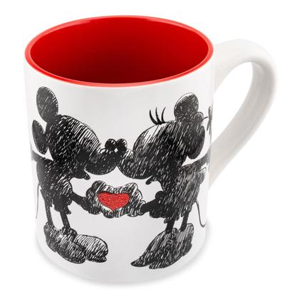 Imagem de Caneca de café Silver Buffalo Disney Micky Minnie Heart 414ml