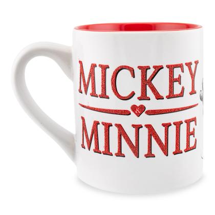 Imagem de Caneca de café Silver Buffalo Disney Micky Minnie Heart 414ml