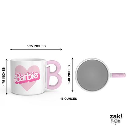 Imagem de Caneca de Café Zak Designs Barbie - Cerâmica 450ml - Colecionável