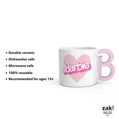 Imagem de Caneca de Café Zak Designs Barbie - Cerâmica 450ml - Colecionável
