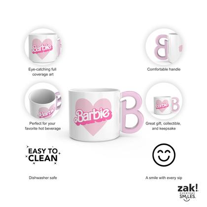 Imagem de Caneca de Café Zak Designs Barbie - Cerâmica 450ml - Colecionável